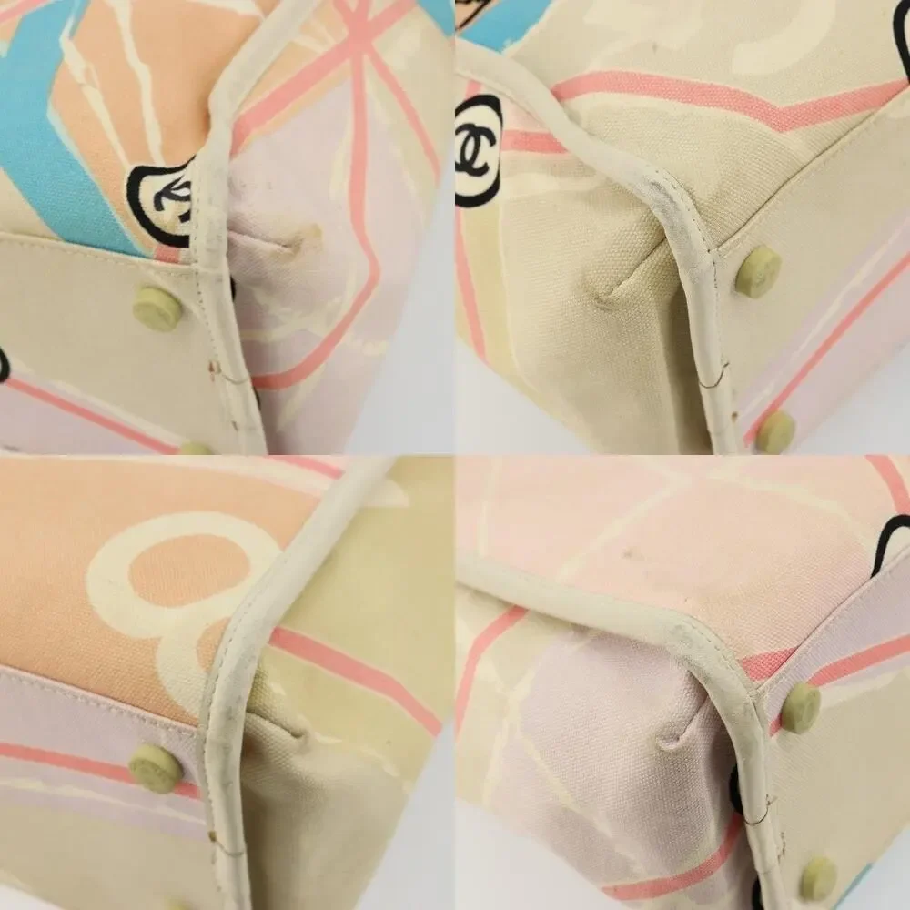 Chanel Canvas Cruise Line Handbag Beige